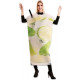 COSTUME MOJITO DRINK UNISEX TG ML.VESTITO SOLO TUTA PER TRAVESTIMENTI DI CARNEVALE E PARTY A TEMA DRINK BAR NO ACCESSORI