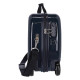 TROLLEY CAVALCABILE 4 RUOTE ABS BLU DALMATA CUCCIOLO LUCKY DISNEY ORIGINAL 50X38X20CM VALIGIA CABINA CHIUSURE A COMBINAZ