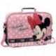 CARTELLA TRACOLLA GRANDE ORIZZONTALE MINNIE & YOU ROSA. DISNEY ORIGINAL 38X28X7CM.