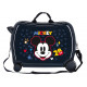 TROLLEY CAVALCABILE4 RUOTE ABS MICKEY MOUSE GET MOVING DISNEY ORIGINAL 50X38X20CM VALIGIA CABINA TOPOLINO CHIUS.A COMBIN