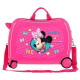 TROLLEY CAVALCABILE 4 RUOTE ABS MINNIE HAPPY HELPERS ORIGINAL 50X38X20CM VALIGIA DA CABINA C/TRACOLLA 2CHIUSURE A COMBIN