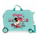 TROLLEY CAVALCABILE 4 RUOTE ABS THATS EASY MINNIE"S ORIGINAL 50X38X20CM VALIGIA DA CABINA C/TRACOLLA 2CHIUSURE A COMBINA