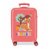 TROLLEY DA VIAGGIO BAMBI CORAL DISNEY ORIGINAL RIGIDO ABS 4 RUOTE 37X55X20CM VALIGIA DA CABINA CHIUSURA A COMBINAZIONI