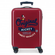 TROLLEY DA VIAGGIO MICKEY CLASSIC DISNEY RIGIDO ABS4RUOTE 37X55X20CM VALIGIA BAGAGLIO A MANO TOPOLINO CHIUS.A COMBINAZIO