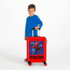 TROLLEY DA VIAGGIO ABS 4 RUOTE SPIDERMAN STREET MARVEL ORIGINAL VALIGIA ROSSA 55X20X34CM DA CABINA 2CHIUSURE A COMBINAZ