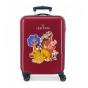 TROLLEY DA VIAGGIO SIMBA & FRIENDS RE LEONE DISNEY ORIGINAL BLACK VALIGIA ABS 4 RUOTE BAGAGLIO CABINA 38X20X55CM RIGIDA
