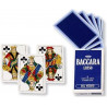 CARTE BACCARA LUSSO EXTRA MAZZO DA 54 CARTE DA GIOCO CALANDRATE E TELATE ASTUCCIO BLU DAL NEGRO MADE IN ITALY