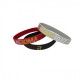 KIT 3 BRACCIALETTI SILICONE AS ROMA 1927 ORIGINAL 1 NERO 1 ROSSO 1 GRIGIO PRODOTTO UFFICIALE BIGIEMME ITALY