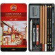 SET 10 MATITA PER ARTISTI GIOCONDA DRAWING/SKETCHING/TONING AUTHENTIC QUALITY PRODUCT ART SET KOH-I-NOOR ITALY