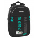 ZAINO ORGANIZZATO 3 ZIP URBAN BACKPACK COMIX ANIME IZUKU MHA 38X40X20CM NERO SCUOLA VIAGGIO E TEMPO LIBERO PANINI ITALY