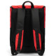 ZAINO SCUOLA ESTNSIBILE 3 SCOMPARTI SCUDERIA FERRARI OFFICIAL 29X41X14CM 28L ROSSO E NERO CON LOGO PANINI SCUOLA ITALY