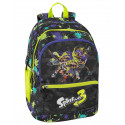 ZAINO SCUOLA ORGANIZZATO SPLATOON 3 NINTENDO 43X33X22CM 3 SCOMPARTI 3 ZIP UTILE PER GITE E VIAGGI DA PANINI SCUOLA ITALY