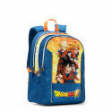 ZAINO SCUOLA ORGANIZZATO DRAGONBALL SUPER 43X33X22CM 2 ZIP TASCA C/ZIP UTILE PER GITE E VIAGGI DA PANINI SCUOLA ITALY