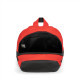 ZAINO ASILO SCUDERIA FERRARI KIDS ROSSO NERO E GIALLO CON LOGO ZAINETTO 30X24X10CM 1 ZIP+TASCA C/ZIP PANINI SCUOLA ITALY