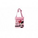 TRACOLLA PIATTA MINNIE & YOU DISNEY ORIGINAL ROSA 20X24CM.CON 2 ZIP