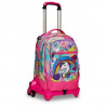 ZAINO SCUOLA TROLLEY JACK 3WD SJ GANG MAGICFLIP GIRL ZAINO CON TROLLEY SGANCIABILE 3RUOTE 37X51X27CM SEVEN JUNIOR ITALY