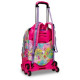 ZAINO SCUOLA TROLLEY JACK 3WD SJ GANG MAGICFLIP GIRL ZAINO CON TROLLEY SGANCIABILE 3RUOTE 37X51X27CM SEVEN JUNIOR ITALY