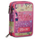 OFFERTA ZAINO SCUOLA ORGANIZZATO DOPPIO SCOMPARTO 30X42X20CM 30LT SJ GANG EVER RAYLY GIRL FUCSIA SEVEN JUNIOR ITALY