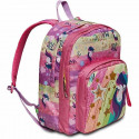 OFFERTA ZAINO SCUOLA ORGANIZZATO DOPPIO SCOMPARTO 30X42X20CM 30LT SJ GANG EVER RAYLY GIRL FUCSIA SEVEN JUNIOR ITALY