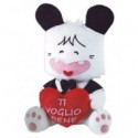 PELUCHE HELLO SPANK CAMICI/CUORE TI VOGLIO BENE/TI AMO 38 CM