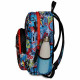 SCHOOL PACK SJ GANG EVER DRIFT BOY ZAINO SCUOLA ORGANIZZATO 30X42X20CM 30LT+ASTUCCIO 3ZIP A LIBRO 44PZ SEVEN ITALY