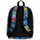 SCHOOL PACK SJ GANG EVER DRIFT BOY ZAINO SCUOLA ORGANIZZATO 30X42X20CM 30LT+ASTUCCIO 3ZIP A LIBRO 44PZ SEVEN ITALY