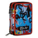 SCHOOL PACK SJ GANG EVER DRIFT BOY ZAINO SCUOLA ORGANIZZATO 30X42X20CM 30LT+ASTUCCIO 3ZIP A LIBRO 44PZ SEVEN ITALY