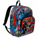 SCHOOL PACK SJ GANG EVER DRIFT BOY ZAINO SCUOLA ORGANIZZATO 30X42X20CM 30LT+ASTUCCIO 3ZIP A LIBRO 44PZ SEVEN ITALY