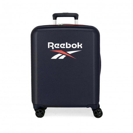 TROLLEY DA VIAGGIO ABS CABINA REEBOK ROXBURY BLU MARINO 55X40X20CM VALIGIA 4 RUOTE BAGAGLIO A MANO OFFICIAL PRODUCT