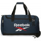 BORSA DA VIAGGIO REEBOK BOSTON BLU 55X28,5X21CM 1 ZIP BORSONE DA PALESTRA PISCINA CALCIO TEMPO LIBERO OFFICIAL PRODUCT