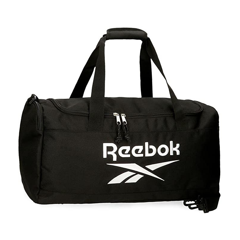 BORSA DA VIAGGIO REEBOK BOSTON NERO 55X28,5X21CM 1 ZIP BORSONE DA