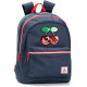 ZAINO SCUOLA ORGANIZZATO PACHA 2 SCOMPARTI + TASCA CON ZIP 32X43X23CM 361L.BLU EFFETTO JEANS PANINI SCUOLA ITALY