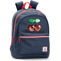 ZAINO SCUOLA ORGANIZZATO PACHA 2 SCOMPARTI + TASCA CON ZIP 32X43X23CM 361L.BLU EFFETTO JEANS PANINI SCUOLA ITALY