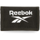 PORTAFOGLIO A STRAPPO REEBOK BOSTON NERO 8X13X2,5CM TASCA ZIP PORTAMONETE E PORTADOCUMENTI VALLET PURSE OFFICIAL PRODUCT