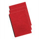 RISMA A4 100 FOGLI CARTONCINO GOFFRATO ROSSO COPERTINA PER RILEGATURE 250GR BINDING COVERS RED FELLOWES LEONARDO ITALY