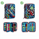 ASTUCCIO SCUOLA 3 ZIP A LIBRO SJ GANG CLACK IT BOY 44PZ.PENNA CANCELLABILE CARIOCA+COLORI+ACCESSORI SEVEN JUNIOR ITALY