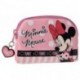 PORTAMONETE MINNIE & YOU DISNEY ORIGINAL 12X8X2CM.ROSA CON ZIP