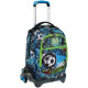 ZAINO SCUOLA TROLLEY JACK 3WD SJ GANG CLACK IT BOY FOOTBALL ZAINO CON TROLLEY SGANCIABILE 37X51X27CM SEVEN JUNIOR ITALY