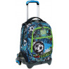 ZAINO SCUOLA TROLLEY JACK 3WD SJ GANG CLACK IT BOY FOOTBALL ZAINO CON TROLLEY SGANCIABILE 37X51X27CM SEVEN JUNIOR ITALY