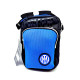 TRACOLLINA FC INTERNAZIONALE NERA 23X16X7CM SQUARE SHOULDER BAG BEST ATTACKER BLACK OFFICIAL PRODUCT SEVEN SPA ITALY