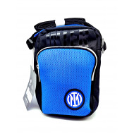 TRACOLLINA FC INTERNAZIONALE NERA 23X16X7CM SQUARE SHOULDER BAG BEST ATTACKER BLACK OFFICIAL PRODUCT SEVEN SPA ITALY