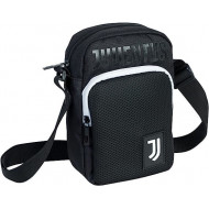 TRACOLLINA FC JUVENTUS NERA 23X16X7CM SQUARE SHOULDER BAG LEGENDARY ATTACKER BLACK OFFICIAL PRODUCT SEVEN SPA ITALY