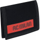 PORTAFOGLIO 3 ANTE AC MILAN VELCRO WALLET TOP CORNER 1 ZIP ROSSO E NERO OFFICIAL PRODUCT SEVEN SCUOLA ITALY