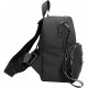 ZAINETTO FREE TIME REEBOK ELSIE NERO 20X25,5X10CM ZAINO CASUAL 1 ZIP TASCHE CON ZIP PER SCUOLA LAVORO E TEMPO LIBERO