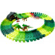 SET DINOSAUR PARK TRACK XXL AUTO ELETTRICA LUCI LED 6 DINOSAURI 3D 68PEZZI 72CM DI PISTA PILA NON INCLUSA D FUN ITALY