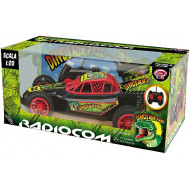 SCATOLA DINOSAUR PARK RADIOCOM PANTHER MACCHINA RADIOCOMANDATA SCALA 1:20 7 FUNZIONI 27MHZ 27X13X11CM DFUN