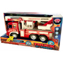 TRUCK D-FORCE SCATOLA SALVA LA CITTÀ CAMION DEI POMPIERI CESTELLO 30X18X11CM A FRIZIONE SCALA 1:16 CON LUCI E SUONI