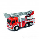 TRUCK D-FORCE SCATOLA SALVA LA CITTÀ CAMION DEI POMPIERI 30X18X11CM A FRIZIONE SCALA 1:16 CON LUCI E SUONI PILE INCLUSE