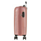 TROLLEY DA VIAGGIO ABS ROLL ROAD INDIA ROSA VALIGIA 4RUOTE BAGAGLIO A MANO 40X55X20CM 2,6KG 2 ZIPEXPAND CHIUS.A COMBINAZ