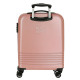 TROLLEY DA VIAGGIO ABS ROLL ROAD INDIA ROSA VALIGIA 4RUOTE BAGAGLIO A MANO 40X55X20CM 2,6KG 2 ZIPEXPAND CHIUS.A COMBINAZ